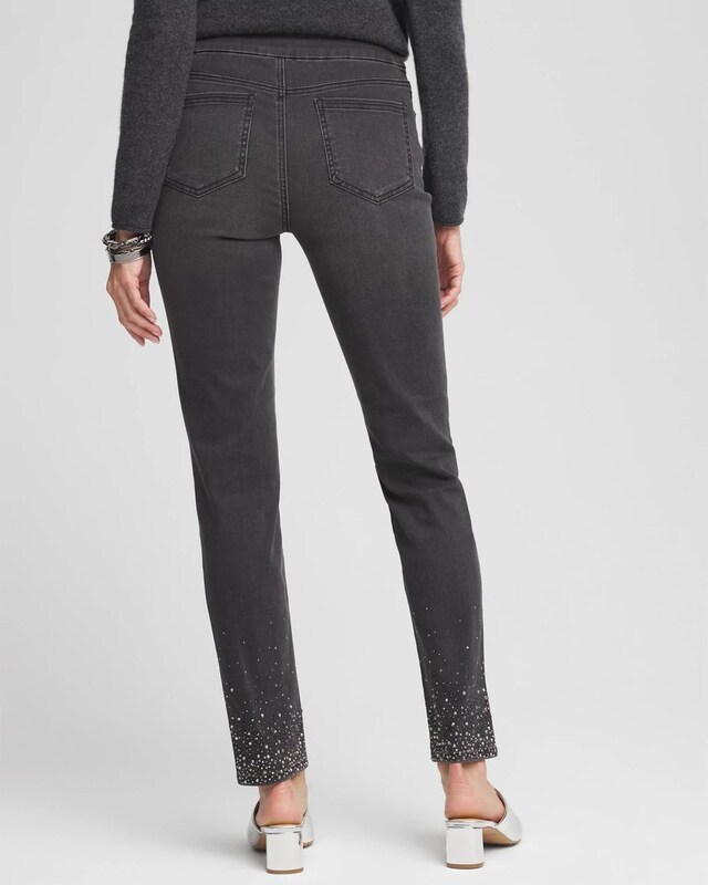 Embellished Pull-On Ankle Jeggings - image 3